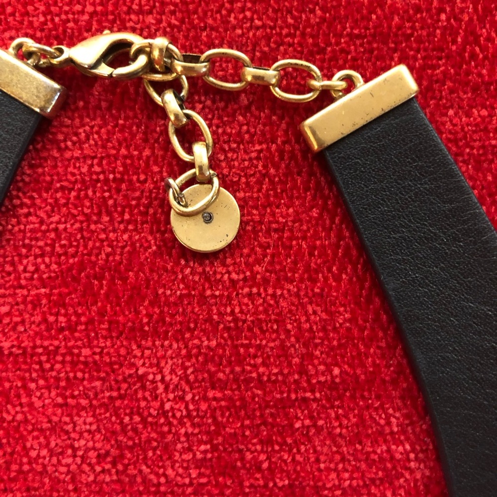 Stella & Dot Black and Gold Reversible Crystal Necklace - Picture 5 of 10